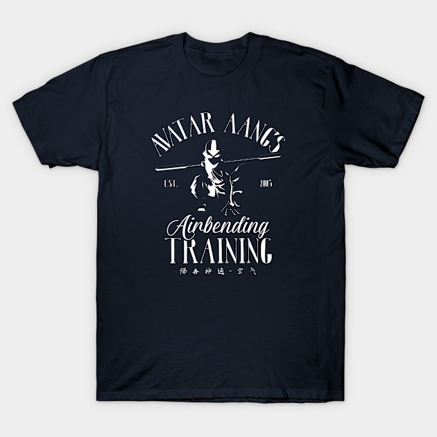 Aang Airbending Training Avatar The Last Airbender T-Shirt by Rebus28